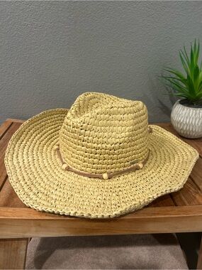 Roxy Straw western straw hat